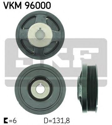 SKF vkm96000 -  Ременный шкив, коленчатый вал