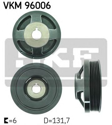 SKF vkm96006 -  Ременный шкив, коленчатый вал