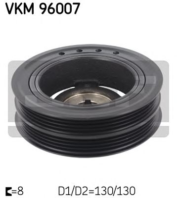 SKF vkm96007 -  Ременный шкив, коленчатый вал