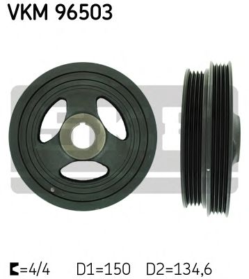 SKF vkm96503 -  Ременный шкив, коленчатый вал