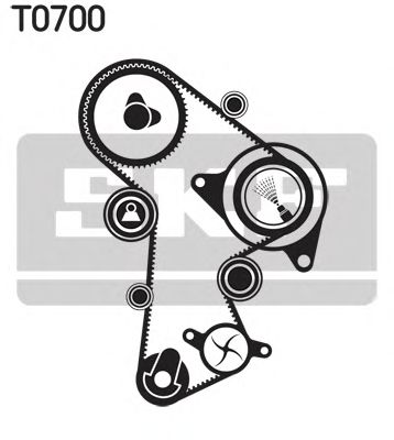 SKF vkma01148 -  Комплект ремня ГРМ