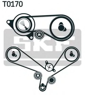 SKF vkma01152 -  Комплект ремня ГРМ
