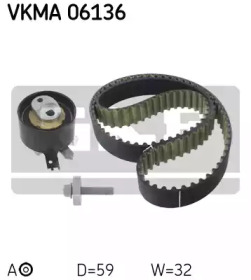 SKF vkma06136 -  Комплект ремня ГРМ