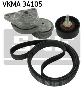 SKF vkma34105 - Поликлиновой ременный комплект