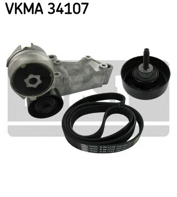 SKF vkma34107 -  Поликлиновой ременный комплект