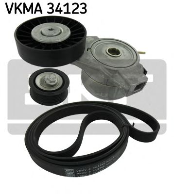 SKF vkma34123 -  Поликлиновой ременный комплект