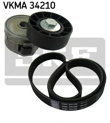 SKF vkma34210 - Поликлиновой ременный комплект
