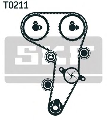 SKF vkmc012591 -  Водяной насос + комплект зубчатого ремня