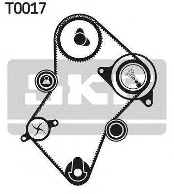 SKF vkmc03240 -  Водяной насос + комплект зубчатого ремня