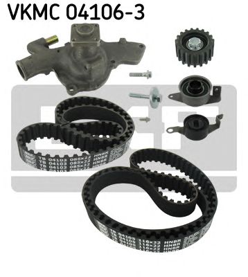 SKF vkmc041063 -  Водяной насос + комплект зубчатого ремня