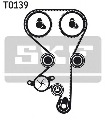 SKF vkmc051563 -  Водяной насос + комплект зубчатого ремня