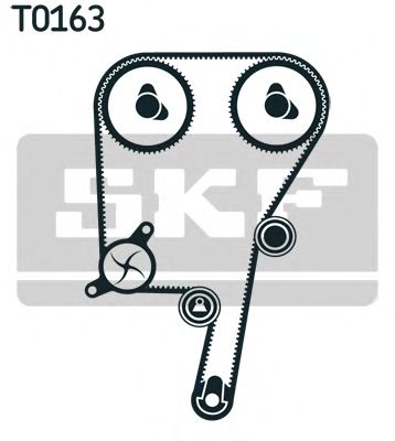 SKF vkmc06604 -  Водяной насос + комплект зубчатого ремня