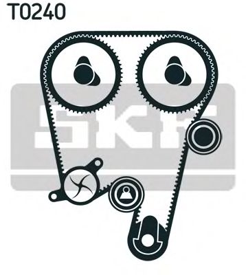 SKF vkmc06605 -  Водяной насос + комплект зубчатого ремня