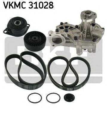 SKF vkmc31028 -  Водяной насос + комплект ручейковых ремней