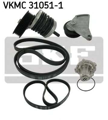 SKF vkmc310511 -  Водяной насос + комплект ручейковых ремней