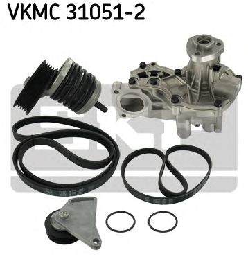 SKF vkmc310512 -  Водяной насос + комплект ручейковых ремней