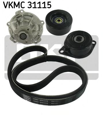 SKF vkmc31115 -  Водяной насос + комплект ручейковых ремней