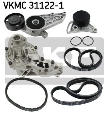 SKF vkmc311221 -  ВОДЯНОЙ НАСОС + КОМПЛЕКТ РУЧЕЙКОВЫХ РЕМНЕЙ