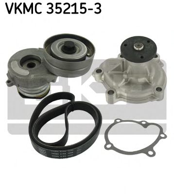 SKF vkmc352153 -  Водяной насос + комплект ручейковых ремней
