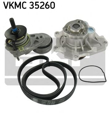 SKF vkmc35260 -  Водяной насос + комплект ручейковых ремней