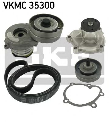 SKF vkmc35300 -  Водяной насос + комплект ручейковых ремней