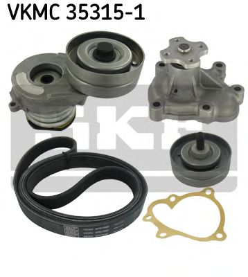 SKF vkmc353151 -  Водяной насос + комплект ручейковых ремней