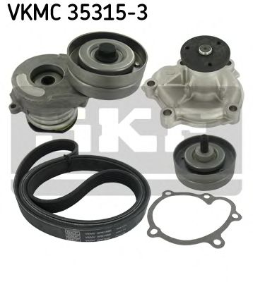 SKF vkmc353153 -  Водяной насос + комплект ручейковых ремней