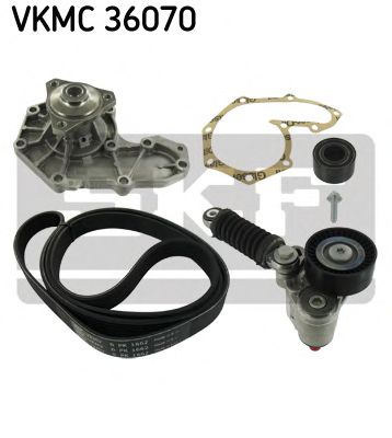 SKF vkmc36070 -  Водяной насос + комплект ручейковых ремней