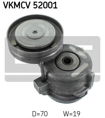 SKF vkmcv52001 -  Натяжной ролик, поликлиновой  ремень