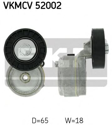 SKF vkmcv52002 -  Натяжной ролик, поликлиновой  ремень