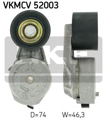 SKF vkmcv52003 -  Натяжной ролик, поликлиновой  ремень
