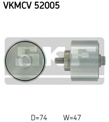SKF vkmcv52005 -  Паразитный / ведущий ролик, поликлиновой ремень