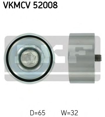 SKF vkmcv52008 -  Паразитный / ведущий ролик, поликлиновой ремень