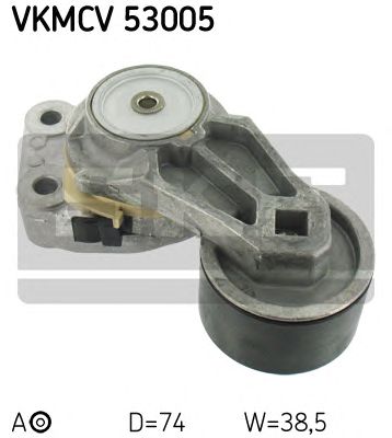 SKF vkmcv53005 -  Натяжной ролик, поликлиновой  ремень