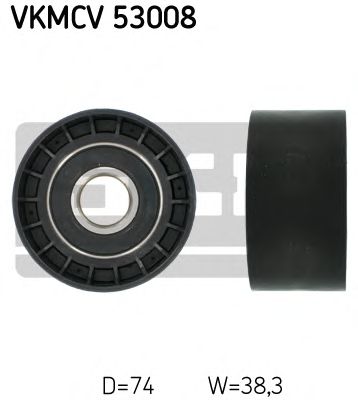 SKF vkmcv53008 -  Паразитный / ведущий ролик, поликлиновой ремень