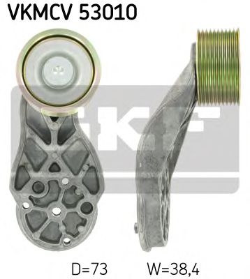 SKF vkmcv53010 -  Паразитный / ведущий ролик, поликлиновой ремень