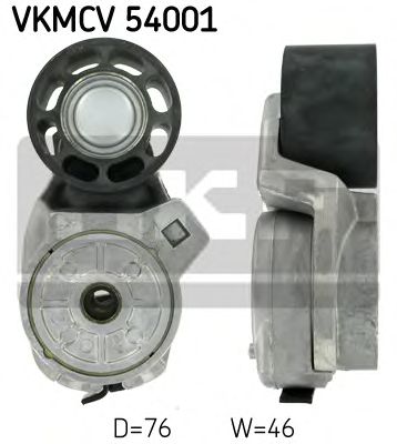 SKF vkmcv54001 -  Натяжной ролик, поликлиновой  ремень