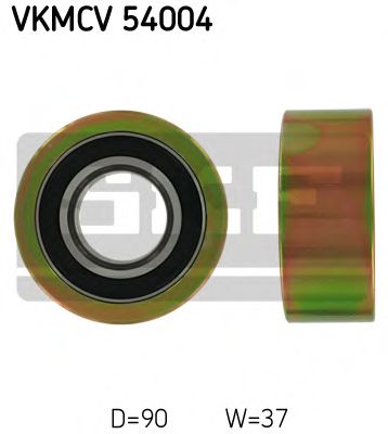SKF vkmcv54004 -  Паразитный / ведущий ролик, поликлиновой ремень