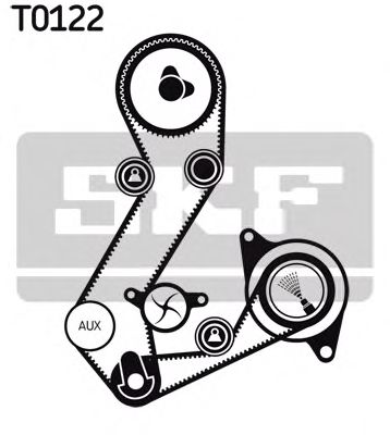 SKF vkms04103 -  Комплект ремня ГРМ