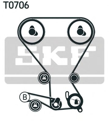 SKF vkms95666 -  Комплект ремня ГРМ