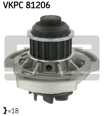 SKF vkpc81206 -  Водяной насос