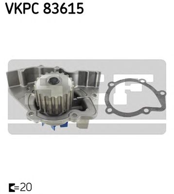 SKF vkpc83615 -  Водяной насос