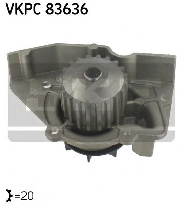 SKF vkpc83636 -  Водяной насос