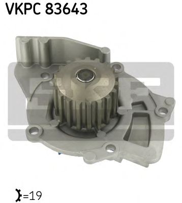 SKF vkpc83643 -  Водяной насос