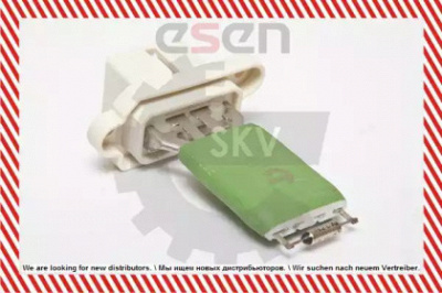 SKV 95skv021 -  Сопротивление, вентилятор салона