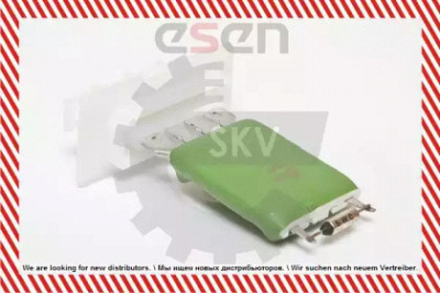 SKV 95skv029 -  Сопротивление, вентилятор салона