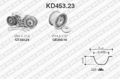 SNR kd45323 -  Комплект ремня ГРМ