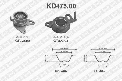 SNR kd47300 -  Комплект ремня ГРМ