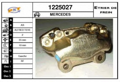 SNRA 1225027 -  Тормозной суппорт