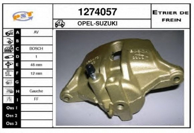 SNRA 1274057 -  Тормозной суппорт